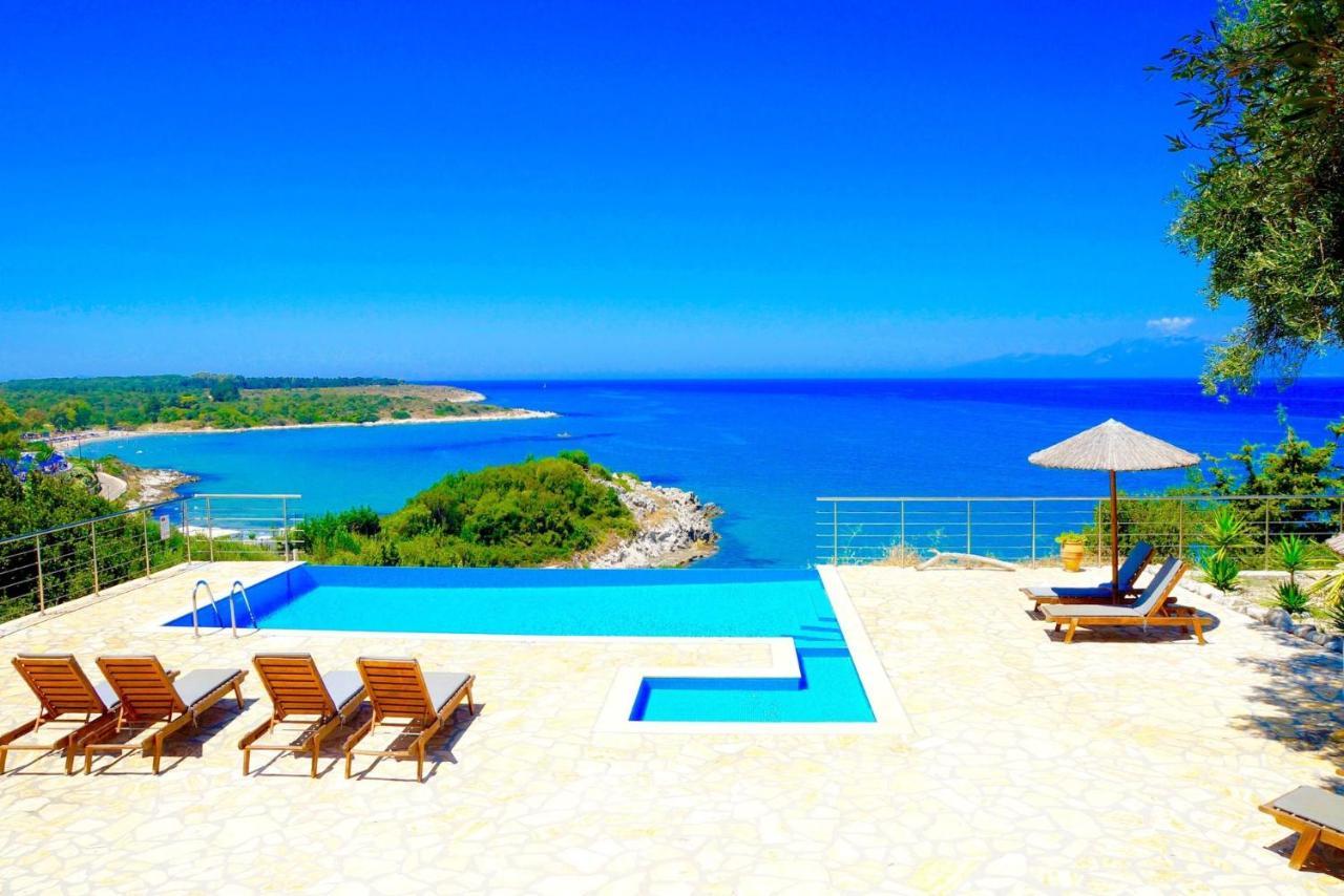 Beachfront Villa Seasun By Posarellivillas Agios Spyridon  Ngoại thất bức ảnh