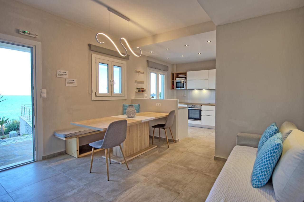 Beachfront Villa Seasun By Posarellivillas Agios Spyridon  Ngoại thất bức ảnh