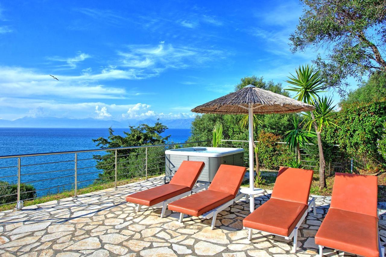 Beachfront Villa Seasun By Posarellivillas Agios Spyridon  Ngoại thất bức ảnh